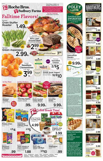 Roche Bros. Weekly Ad Flyer September 25 to October 1