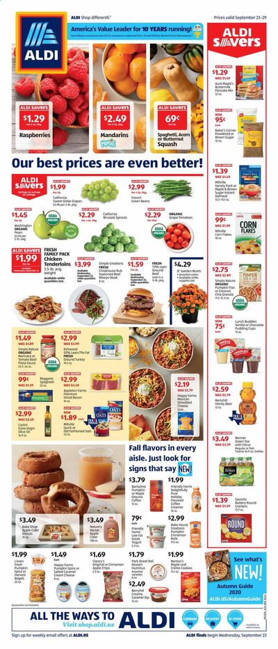 ALDI (MO, NC, NJ, PA, TX) Weekly Ad Flyer September 23 to September 29