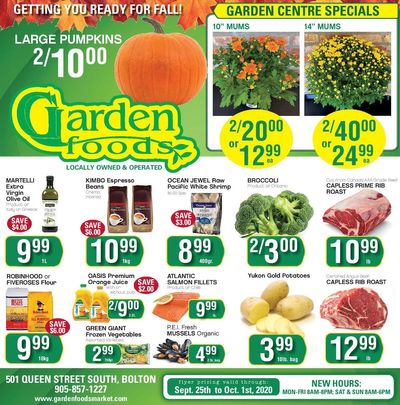 Garden Foods Flyer September 25 to October 1
