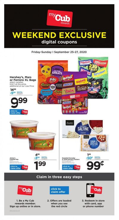 Cub Foods Weekly Ad Flyer September 25 to September 27