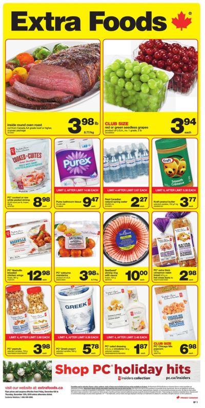 Extra Foods Flyer December 6 to 12