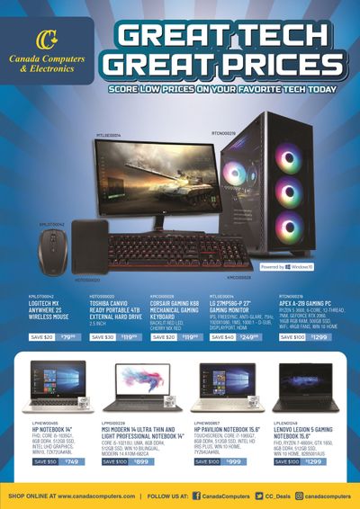 Canada Computers Flyer September 25 to October 1