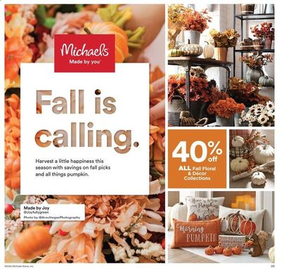 Michaels Weekly Ad Flyer September 27 to October 3