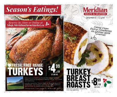 Meridian Meats and Seafood Flyer December 5 to 11