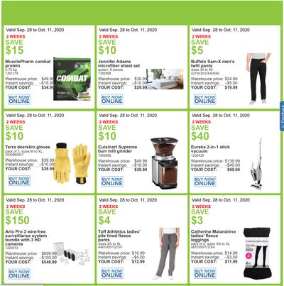 Costco Canada More Savings Weekly Coupons/Flyers for Western Canada: British Columbia, Alberta, Saskatchewan & Manitoba, until October 11