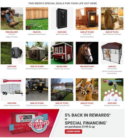 Tractor Supply Co. Weekly Ad Flyer September 28 to October 5