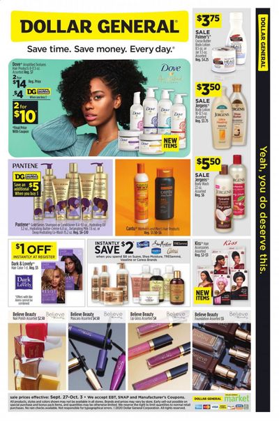 Dollar General Weekly Ad Flyer September 27 to October 3