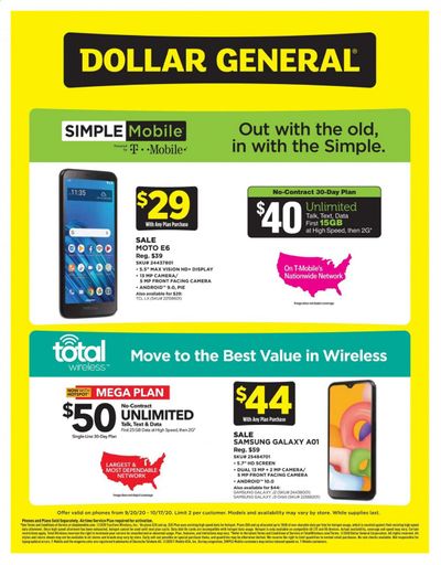 Dollar General Weekly Ad Flyer September 20 to October 17