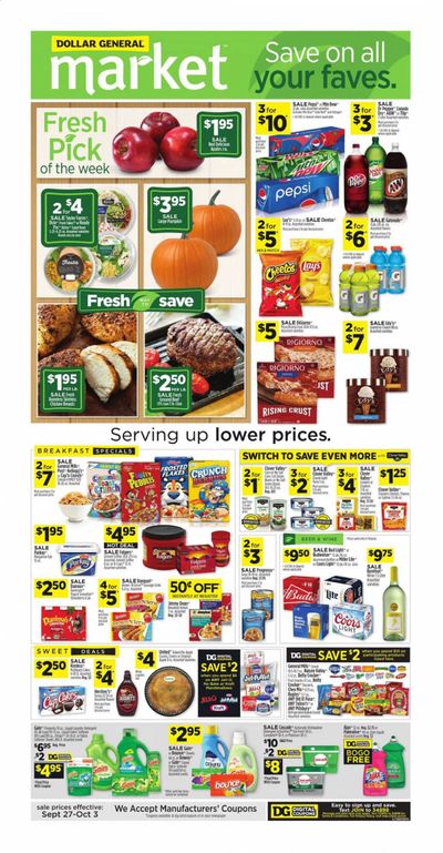 Dollar General (VA) Weekly Ad Flyer September 27 to October 3 Dollar General (VA) Weekly Ad Flyer September 27 to October 3