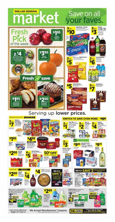 Dollar General (VA) Weekly Ad Flyer September 27 to October 3