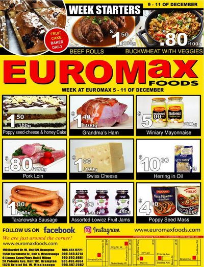 EuroMax Foods Flyer December 5 to 11