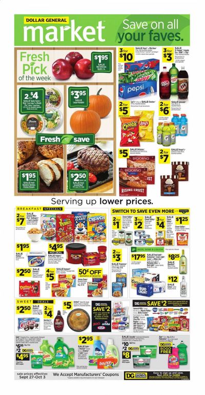 Dollar General (NV) Weekly Ad Flyer September 27 to October 3