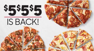 Pizza Hut Canada Promotions: $5 $5 $5 is Back for Limited Time