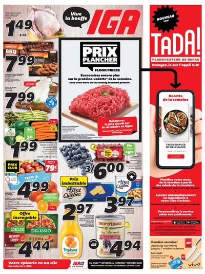 IGA (QC) Flyer October 1 to 7