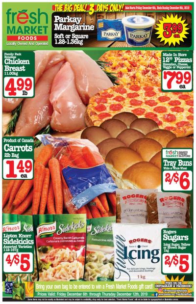 Fresh Market Foods Flyer December 6 to 12