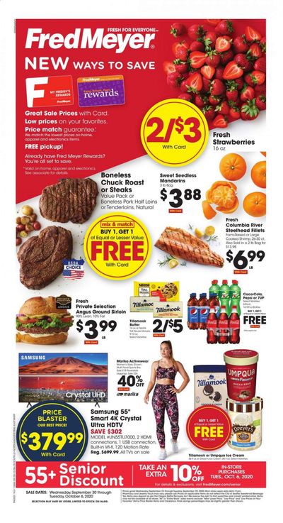 Fred Meyer Weekly Ad Flyer September 30 to October 6