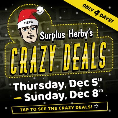 Surplus Herby's Flyer December 5 to 8