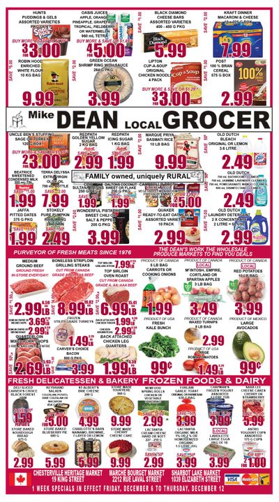 Mike Dean's Super Food Stores Flyer December 6 to 12