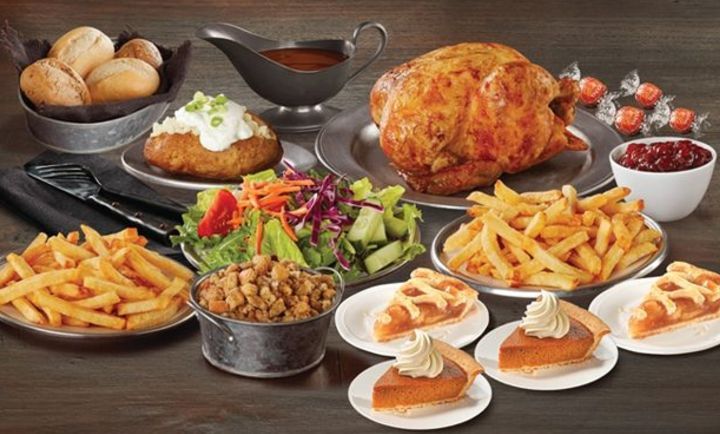 Seasonal Thanksgiving Feast Menu at Swiss Chalet Seasonal Thanksgiving Feast Menu at Swiss Chalet
