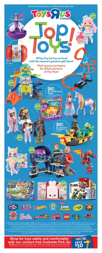 Toys R Us Flyer October 1 to 7