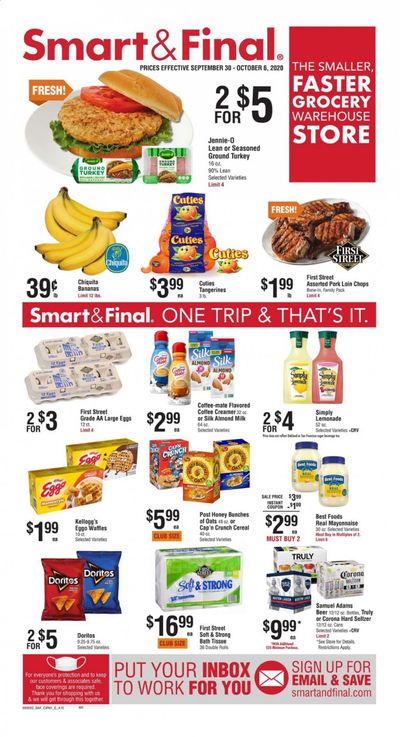 Smart & Final Weekly Ad Flyer September 30 to October 6