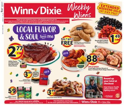 Winn Dixie Weekly Ad Flyer September 30 to October 6