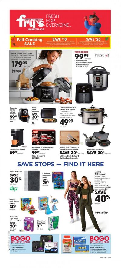 Fry’s (AZ) Weekly Ad Flyer September 30 to October 6