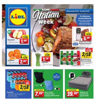 Lidl Weekly Ad Flyer September 30 to October 6