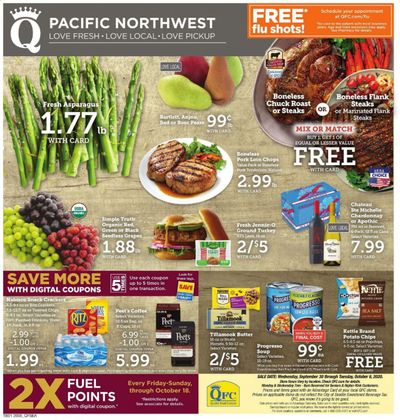 QFC Weekly Ad Flyer September 30 to October 6