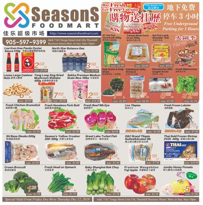 Seasons Food Mart (Thornhill) Flyer December 6 to 12