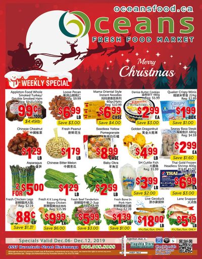 Oceans Fresh Food Market (Mississauga) Flyer December 6 to 12