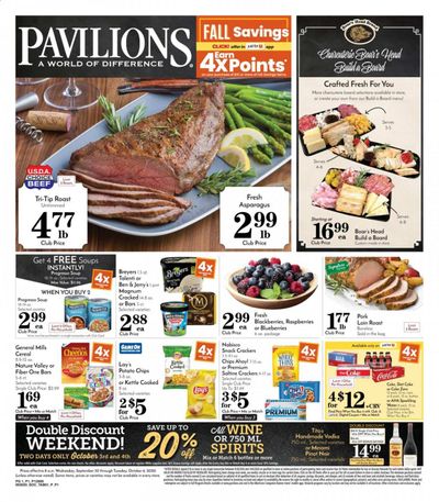 Pavilions Weekly Ad Flyer September 30 to October 6