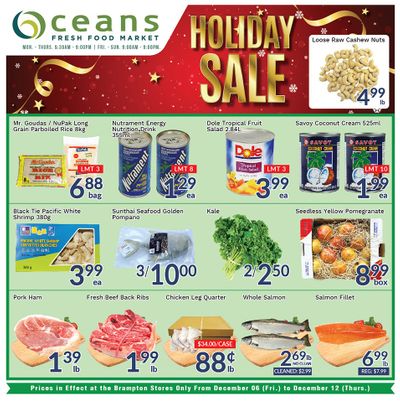 Oceans Fresh Food Market (Brampton) Flyer December 6 to 12