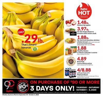 Hy-Vee (IA, IL, KS, MN, MO, NE, SD, WI) Weekly Ad Flyer September 30 to October 6