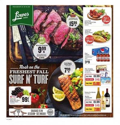 Lowes Foods Weekly Ad Flyer September 30 to October 6
