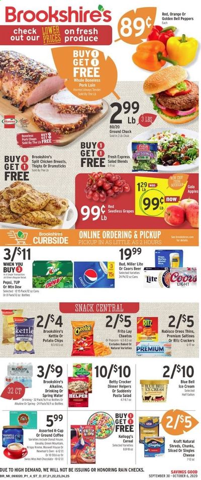 Brookshires Weekly Ad Flyer September 30 to October 6