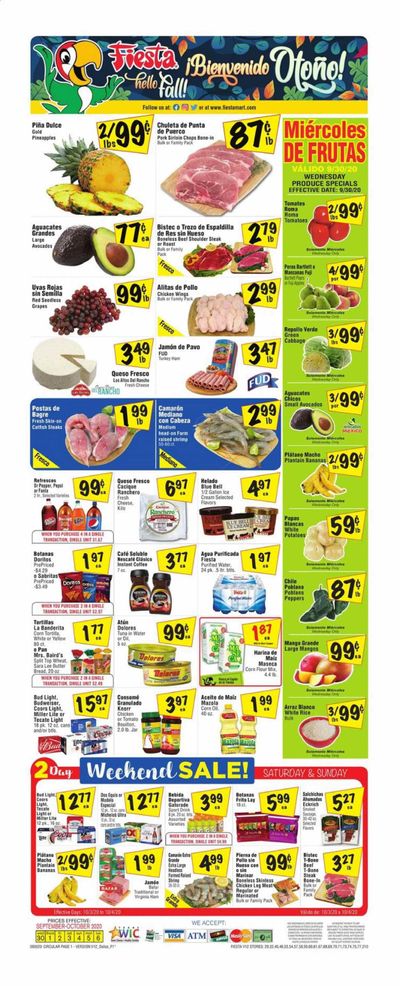 Fiesta Mart Weekly Ad Flyer September 30 to October 6