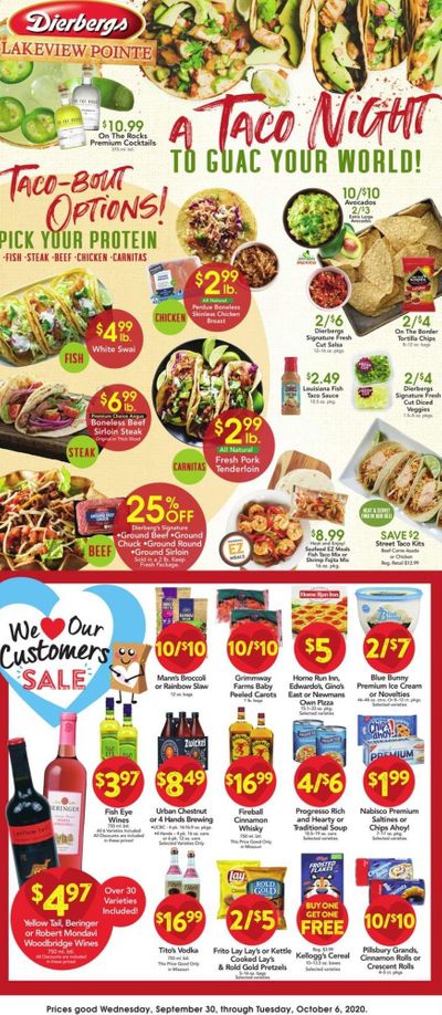 Dierbergs (MO) Weekly Ad Flyer September 30 to October 6