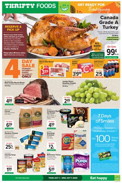 Thrifty Foods Flyer October 1 to 7