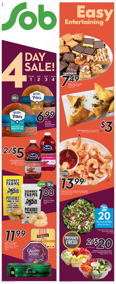 Sobeys (ON) Flyer October 1 to 7