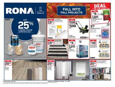 Rona (ON) Flyer October 1 to 7