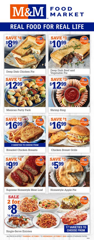 M&M Food Market (Atlantic and West) Flyer October 1 to 7