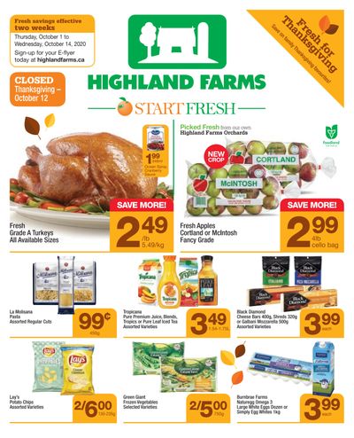 Highland Farms Flyer October 1 to 14