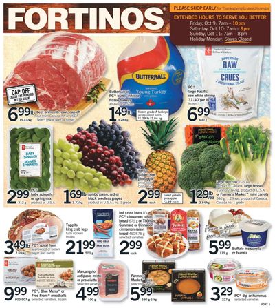 Fortinos Flyer October 1 to 7