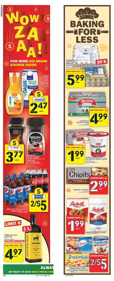 Food Basics (GTA, Kitchener and London Area) Flyer October 1 to 7