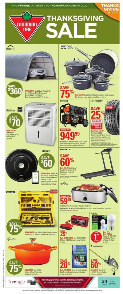 Canadian Tire (ON) Flyer October 2 to 8