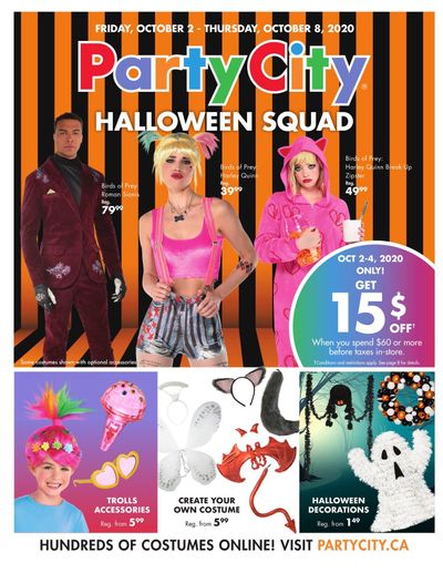 Party City Flyer October 2 to 8