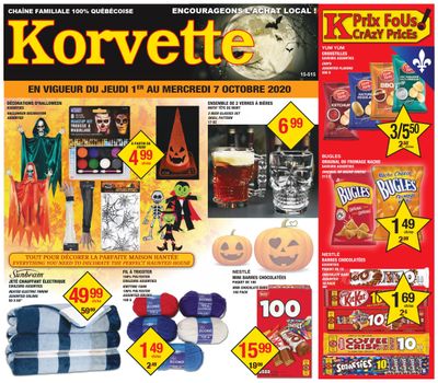 Korvette Flyer October 1 to 7