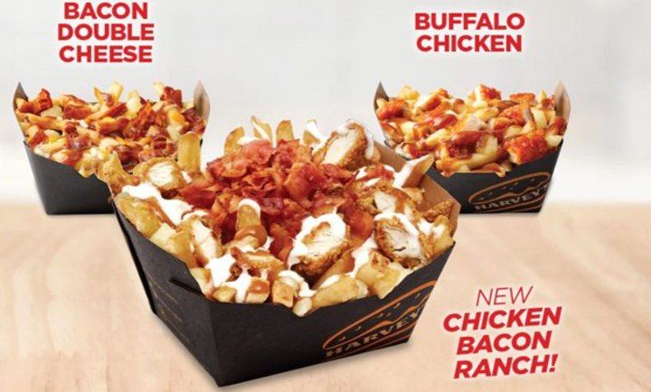 Chicken Bacon Ranch Poutine at Harvey's Chicken Bacon Ranch Poutine at Harvey's