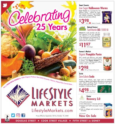 Lifestyle Markets Flyer September 30 to October 18